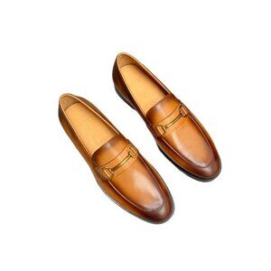Dunhill Classic Business Leather Shoes Orange